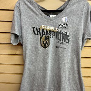 Grey Vegas Golden Knights T-Shirt